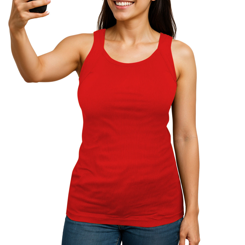 Womens red tank tops