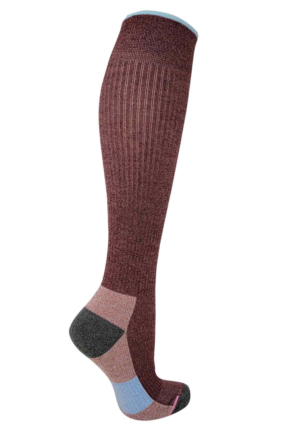 Compression Knee-High Socks | Outdoor Half-Cushion | 8-15 mmHg Dr Motion ( 1 Pair )