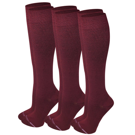 Dr. Motion women’s knee-high compression socks bamboo fabric