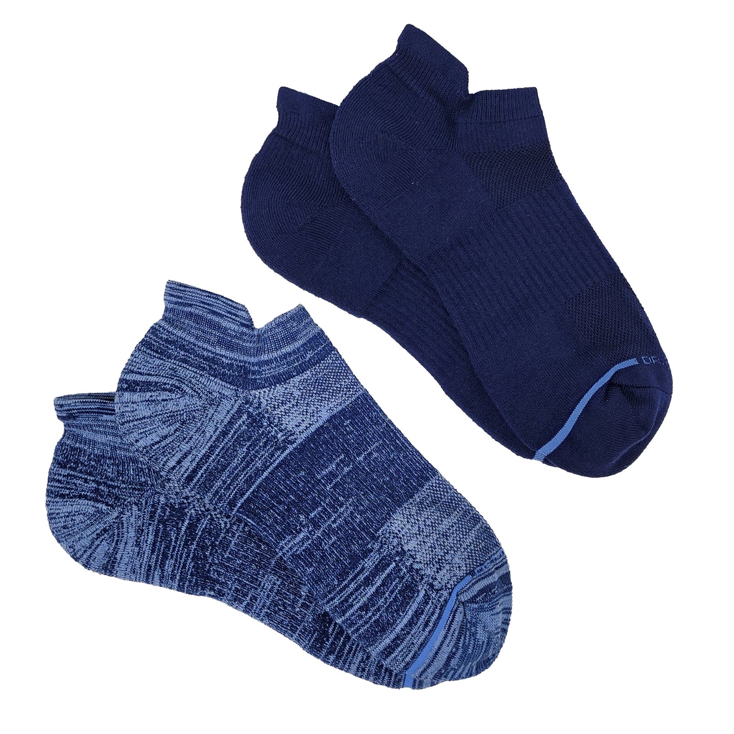 Compression Ankle Socks | Space Dye Navy| Men's (2 Pack)