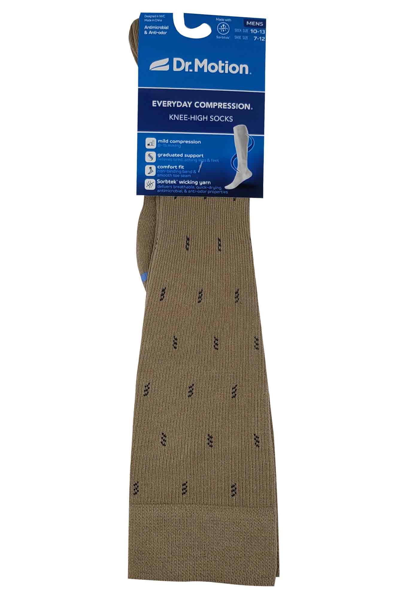 Dr Motion Men's Knee High Compression Socks