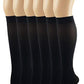 Knee High Trouser Socks | Different Touch Women's Queen Opaque (6 Pairs)