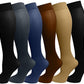 Knee High Trouser Socks | Different Touch Women's Queen Opaque (6 Pairs)