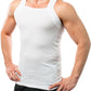 Square Cut G-unit Tank Top | Muscle Rib Basic Color A-Shirts | Men's