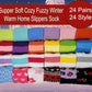 Bulk Wholesale Lot Slipper Socks | Assorted Non-Skid Home Socks | Women (24 Pairs)