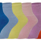 Womens 6 Pairs Medi-Socks Diabetes & Circulation High Ankle Socks 9-11