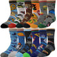 Boys Crew Socks | New Assorted Design (12 Pairs)