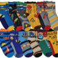 Boys Crew Socks | New Colorful Design (12 Pairs)