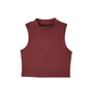 Mock Neck Crop Top | Cotton Blend Assorted Colors| Women