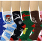 Non-Skid Home Cozy Socks | Christmas Print Super Soft Warm | Unisex (6 Pairs)