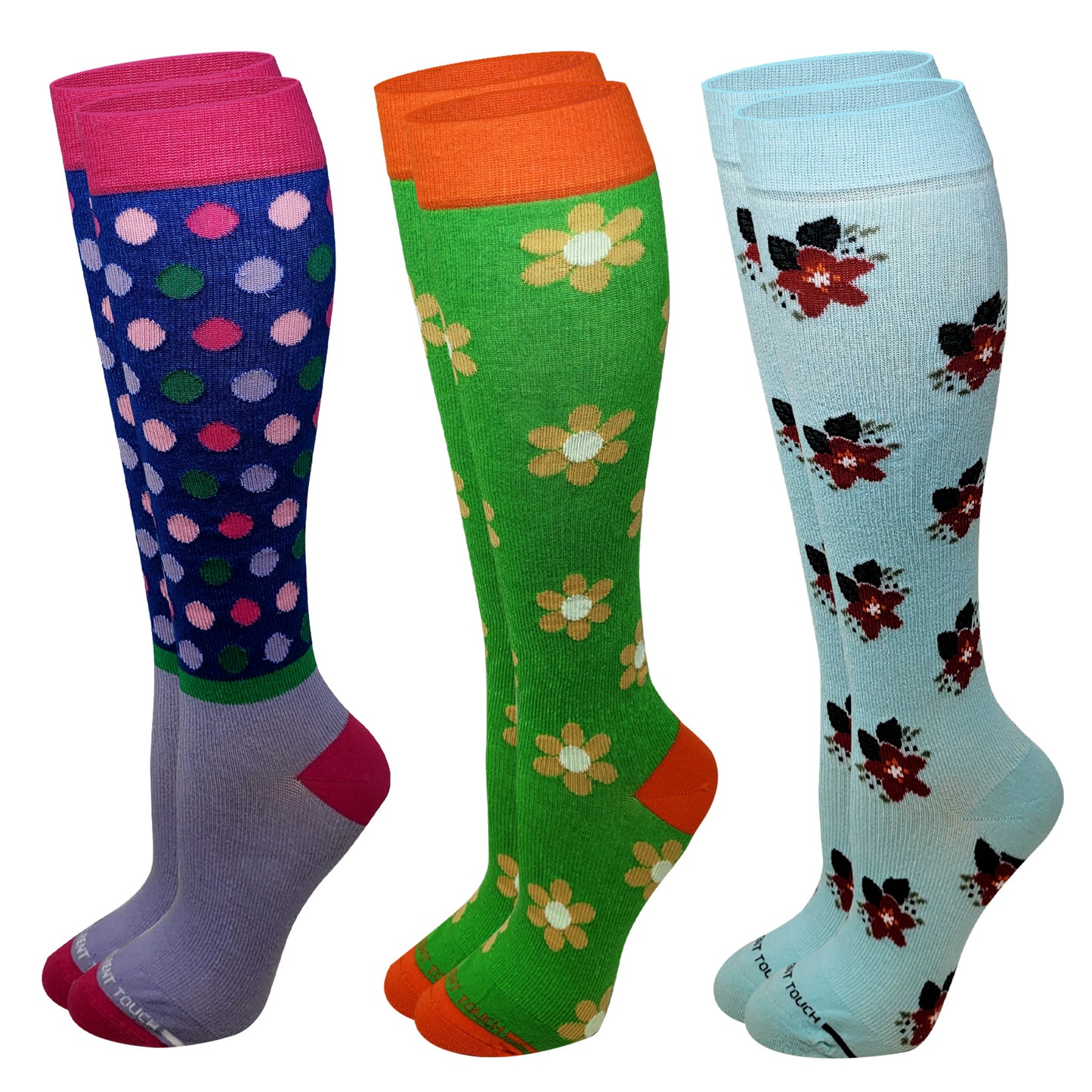Compression Knee High Socks | Women's 3 pack| 8-15mmHg