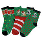 Kids Crew Socks | Christmas Novelty Design | Girls (12 Pairs)