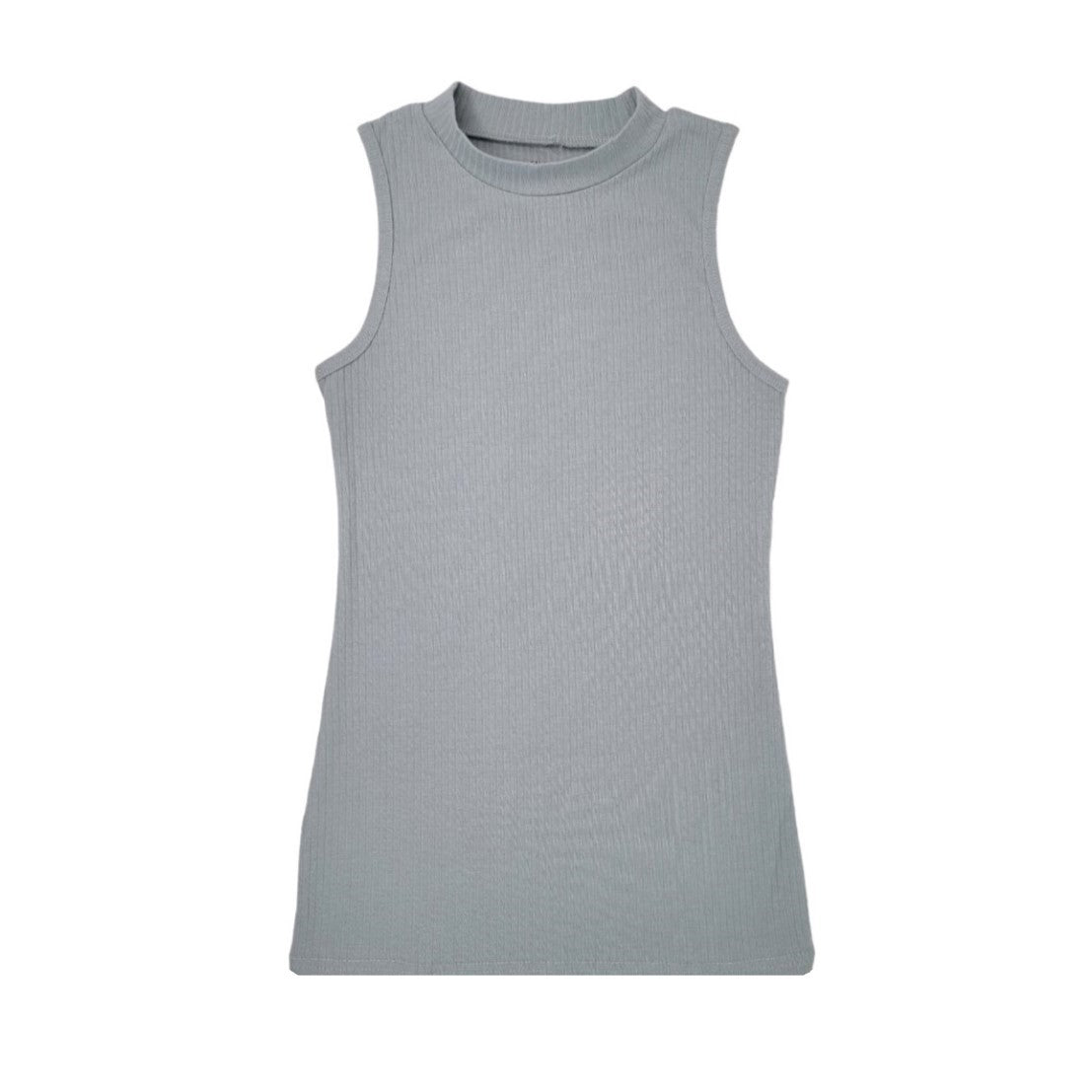 Mock Neck Tank Top | Cotton Blend Assorted Colors | Women