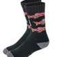 Heated Non-Skid Socks | Cushioned Heavyweight | Men's (1 Pair)