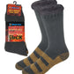 Heated Non-Skid Socks | Cushioned Heavyweight | Men's (1 Pair)