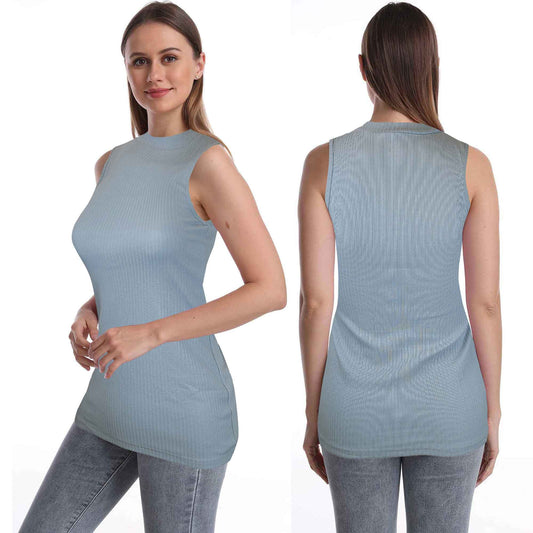 Women's Mock Neck Tank Tops