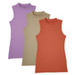 Women's Mock Neck Tank Tops | Cotton Blend | (3 Pack)