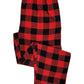 Cotton Lounge Pajama Pants for Men | Red Buffalo Plaid S-6XL | Different Touch