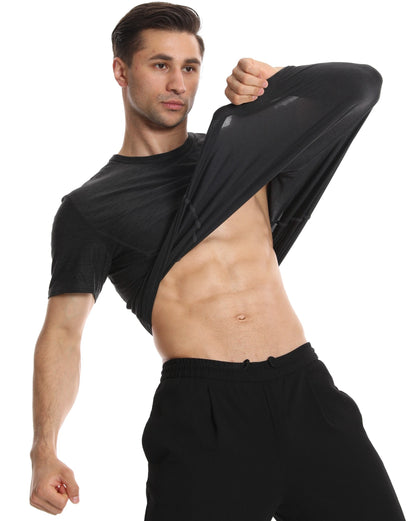 Men’s quick-dry performance t-shirt breathable fabric