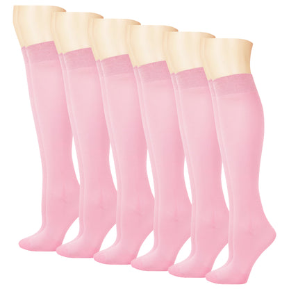 Knee-High Trouser Socks | Opaque Assorted | Sumona Womens (12 Pairs)