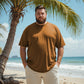 Crew Neck Short Sleeve T-Shirts | Big & Tall USA Assorted 100% Cotton | Men's (6 Pairs)