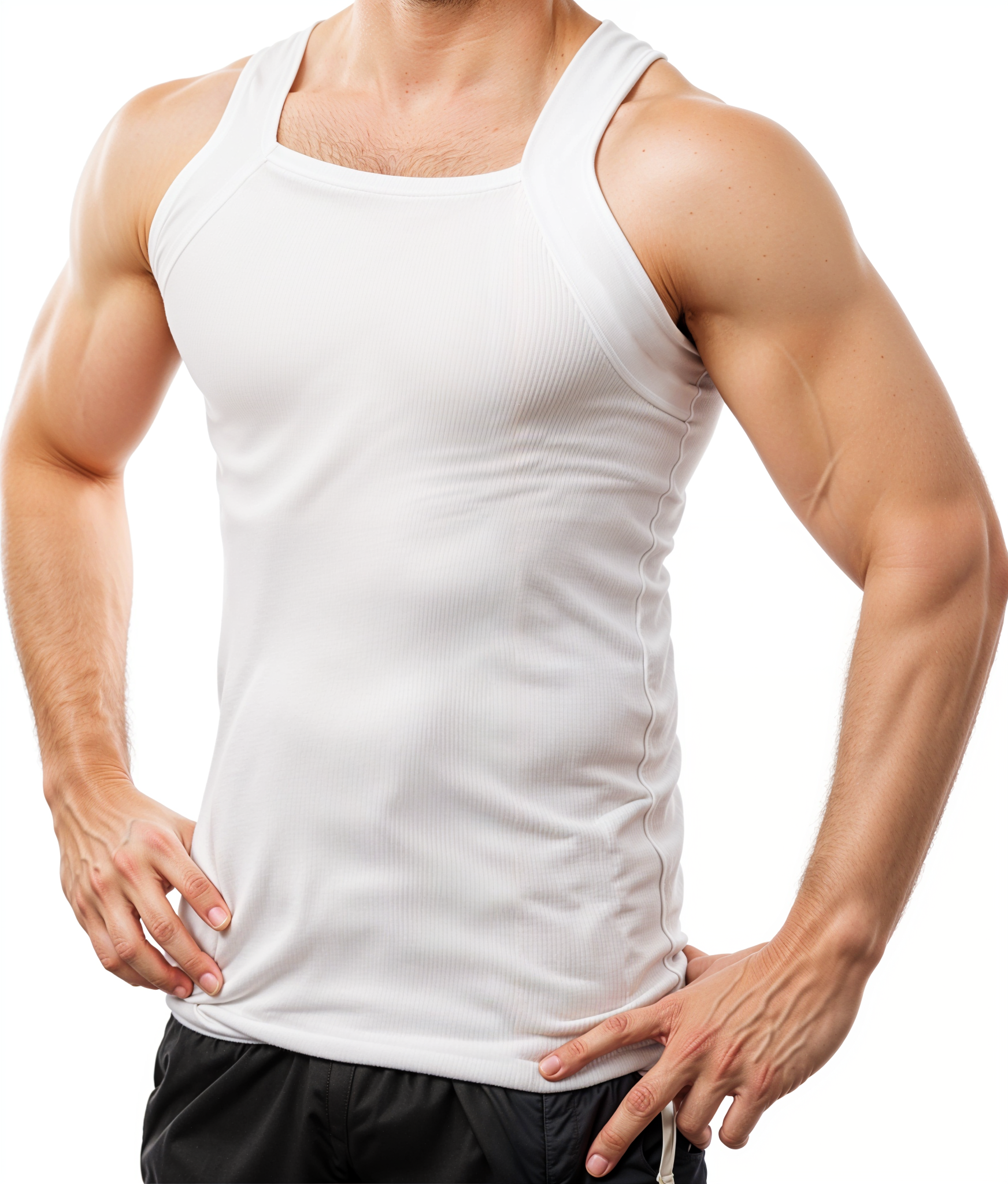 White Men's Tank Top