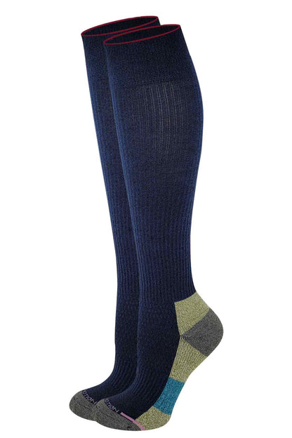 Compression Knee-High Socks | Outdoor Half-Cushion | 8-15 mmHg Dr Motion ( 1 Pair )