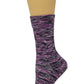 Compression Crew Socks | Spacedye Half-Cushion | Dr Motion Women ( 1 Pair )