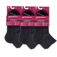 Quarter Socks | Dr Motion Compression Socks | Solid Half-Cushion ( 6 Pack )