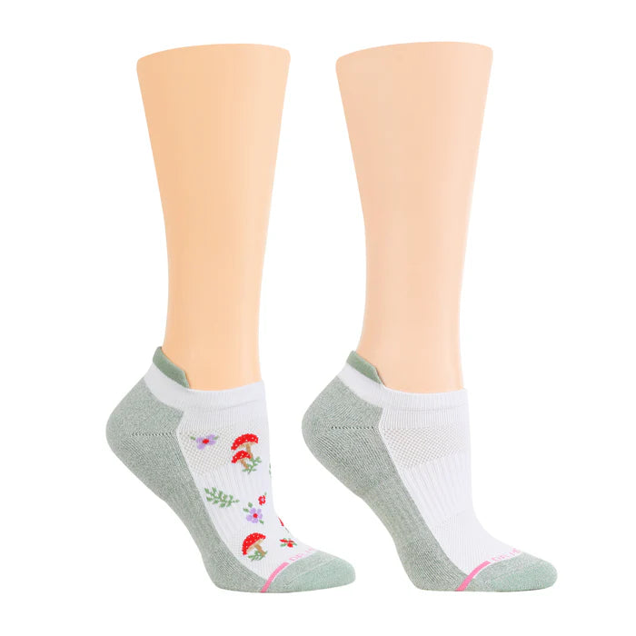 White Ankle Compression Socks