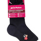 Mid-Crew Compression Socks | Black Half-Cushion | Dr Motion ( 2 Pack )