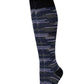 Knee High Compression Socks | Colorful Stripes Design | Women's (1 Pair)