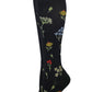 Knee High Compression Socks | Dr. Motion Wildflowers | Women (1 Pair)