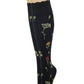 Knee High Compression Socks | Dr. Motion Wildflowers | Women (1 Pair)