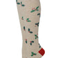 Knee-High Compression Socks | Christmas Holly Dr. Motion | Women (1 Pair)