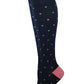 Compression Knee High 15-20 mmHG Socks for women | Dancing dots