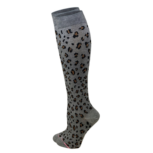 Knee High Compression Socks |Grey Heather| Women's (1 Pair)