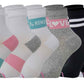 Mid-Crew Compression Socks | Assorted Half-Cushion | Dr Motion ( 6 Pairs )