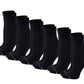 black Crew Compression socks