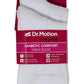 Crew Diabetic Socks | Texture Column Half-Cushion | Dr Motion ( 2 Pack )