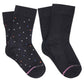 Crew Diabetic Socks | Multidots Half-Cushion | Dr Motion ( 2 Pack )