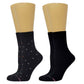 Crew Diabetic Socks | Multidots Half-Cushion | Dr Motion ( 2 Pack )