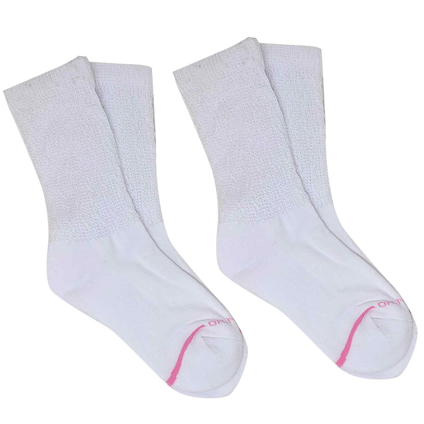 Crew Diabetic Socks | Solid Colors Half-Cushion | Dr Motion ( 2 Pack )