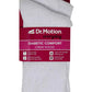 Crew Diabetic Socks | Solid Colors Half-Cushion | Dr Motion ( 2 Pack )