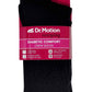 Crew Diabetic Socks | Solid Colors Half-Cushion | Dr Motion ( 2 Pack )