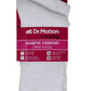 Crew Cozy Diabetic Socks | Black White Colors | Dr Motion ( 6 Pack )