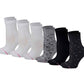 Crew Diabetic Socks | Assorted Half-Cushion | Dr Motion ( 6 Pack )