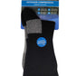 Compression Crew Socks | Color Block Half-Cushion | Dr Motion Men ( 1 Pair )