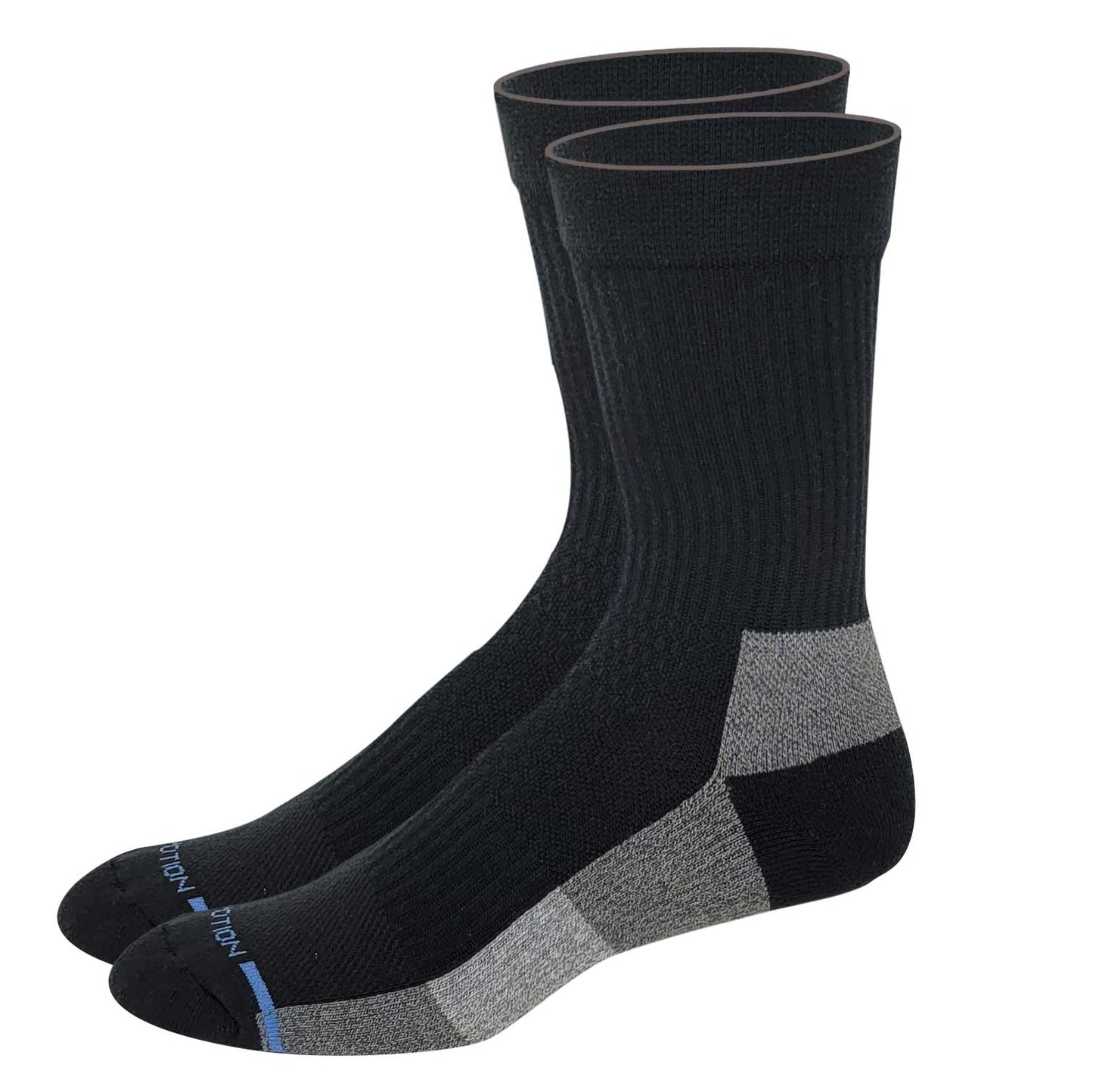 Compression Crew Socks | Color Block Half-Cushion | Dr Motion Men ( 1 Pair )