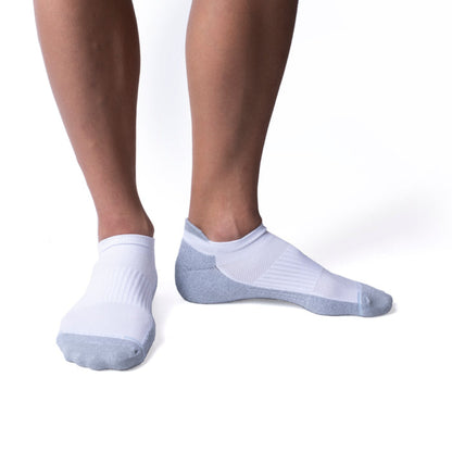 Men wearing Mr. Motion ankle compression socks for daily comfort